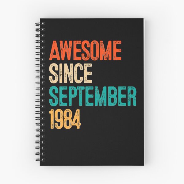 Item preview, Awesome Since September 1984 35 Year Old Gift 35th Birthday  designed and sold by Nikolaienko Artem.