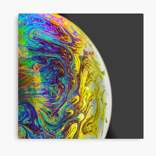 Pouring Paint Metal Print