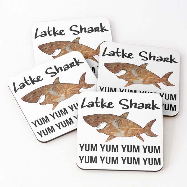 Item preview, Hanukkah Latke Shark Design designed and sold by Eileen Morris.
