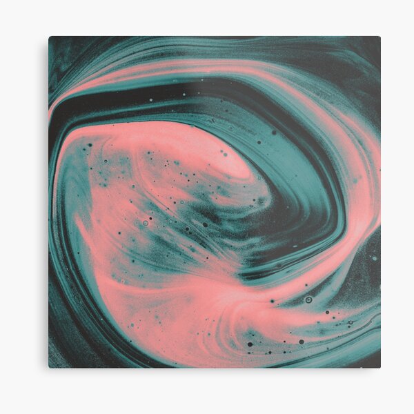 Pouring Paint Metal Print