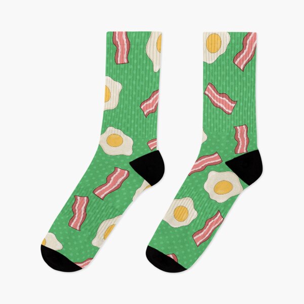 Item preview, Bacon and Egg Pop Art Pattern designed and sold by ValentinaHramov.
