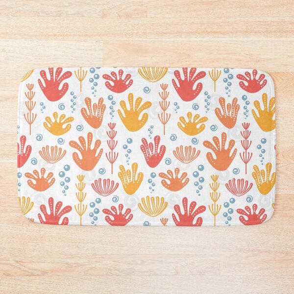 Item preview, Fun underwater pattern with colorful corals designed and sold by FarAwayElla.