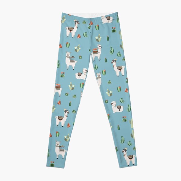 Cactus and Llama Legging