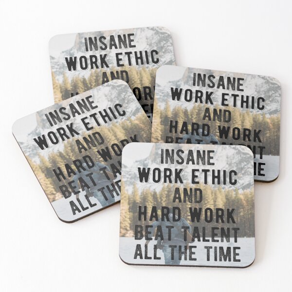Item preview, Motivational - Work Ethic & Hard Work Quote designed and sold by MotivationFlow.
