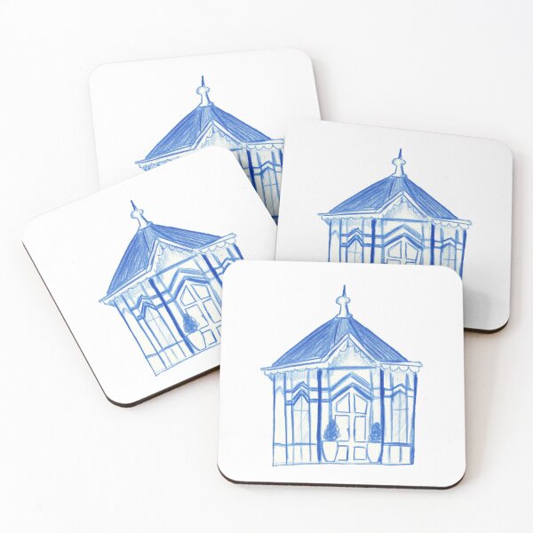 Item preview, Blue kiosk designed and sold by phusart.