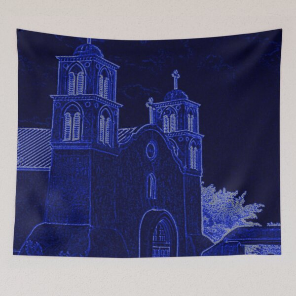 Item preview, Socorro New Mexico Mission (Blue) designed and sold by William E Lopez.