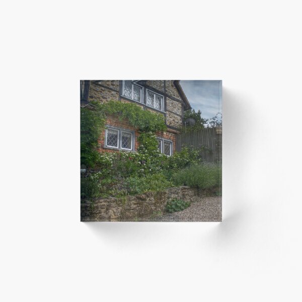 Filbert Cottage at Sheer Acrylic Block