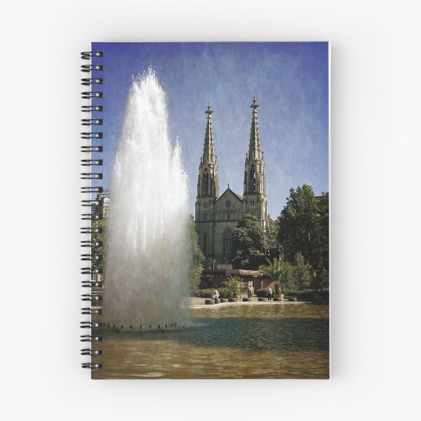Item preview, Church With The Fountain designed and sold by Elzbieta Fazel.