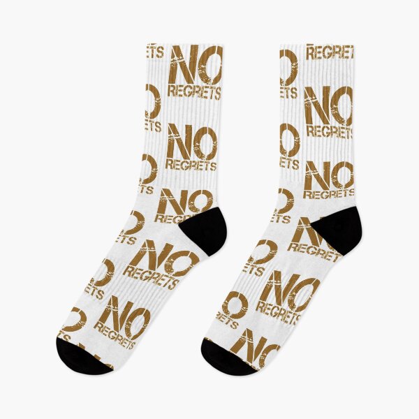 Item preview, Motivational Inspirational and Positive quote - No regrets typography text art by Word Fandom - wordfandom designed and sold by Kerry Pritchard.