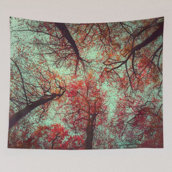 Item preview, Scarlet Tree Tops designed and sold by Dyrk Wyst Redbubble Shop.