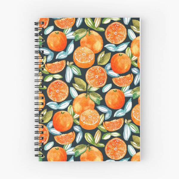 Item preview, Oranges On Navy  designed and sold by TigaTiga.