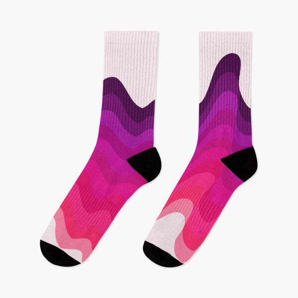 Item preview, Retro Ripple in Pinks designed and sold by The Wellington Boot.