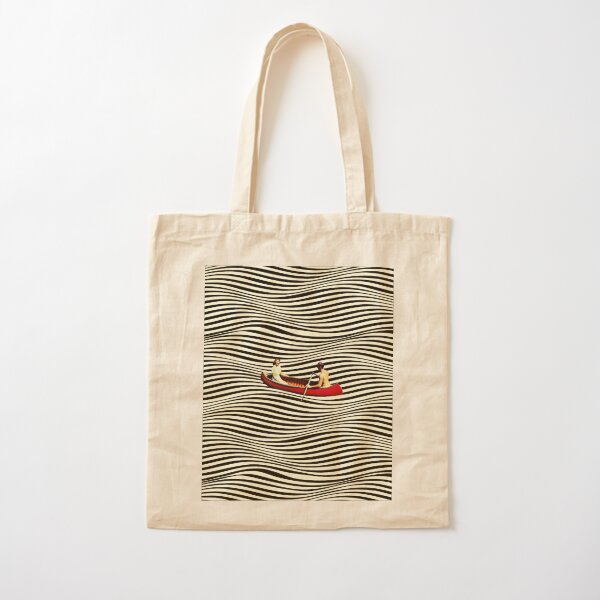Illusionary Boat Ride Cotton Tote Bag