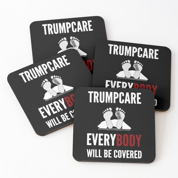 Item preview, Trumpcare Everybody will be Covered Political Sarcasm Design designed and sold by defytee.