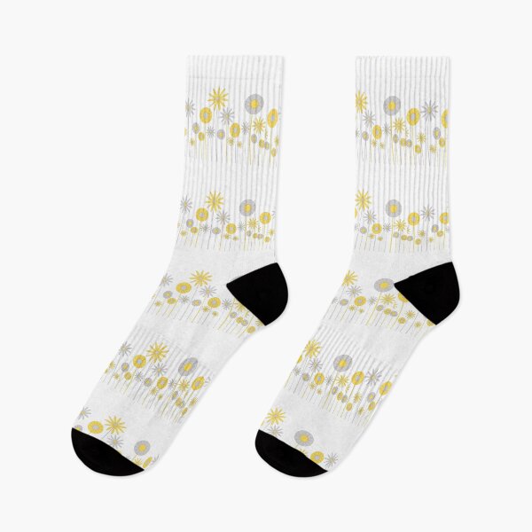 Item preview, Yellow and Gray Flowers designed and sold by Primroaddesigns.