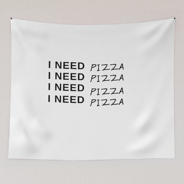Item preview, I Need Pizza Cute Funny Gift Sarcastic Happy Fun Introvert Foodie Food Birthday Present designed and sold by EpsilonEridani.
