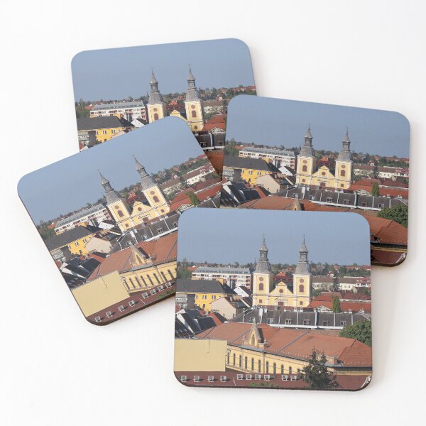 Item preview, Church and buidlings Eger cityscape Hungary designed and sold by goceris.