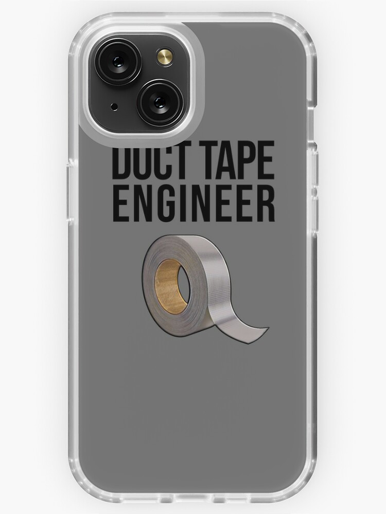 Duct tape engineer funny duct tape DIY gift iPhone Case