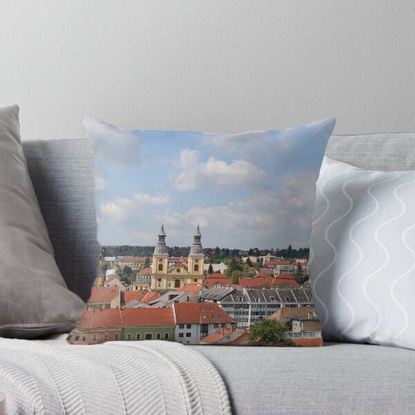 Item preview, Eger cityscape church and buildings Hungary designed and sold by goceris.
