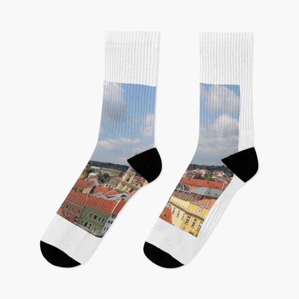 Item preview, Eger cityscape church and buildings Hungary designed and sold by goceris.