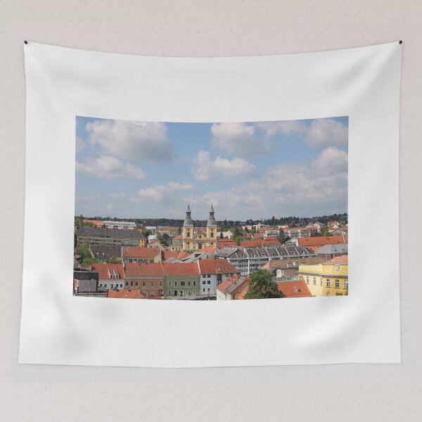 Item preview, Eger cityscape church and buildings Hungary designed and sold by goceris.