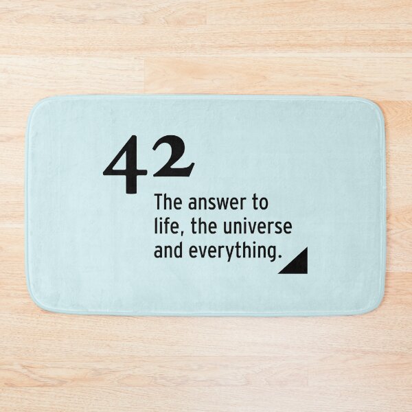 Item preview, 42 - the answer to life, the universe and everything designed and sold by Marlene Wagenhofer.