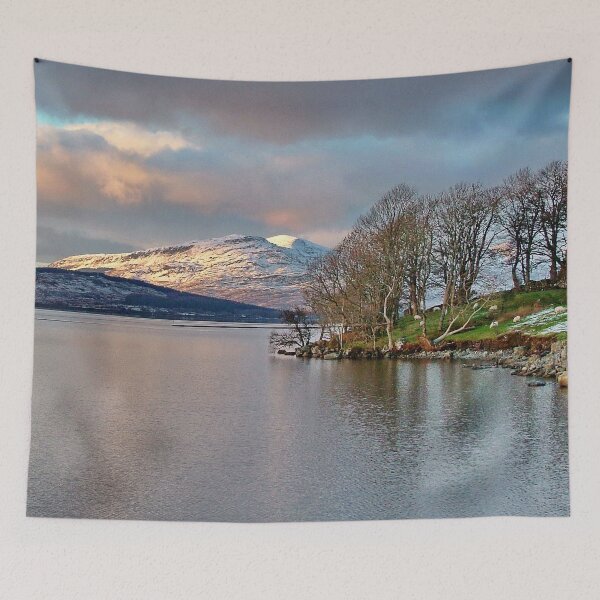 Item preview, Trawsfynnydd Reservoir Sunset designed and sold by AnnDixon.