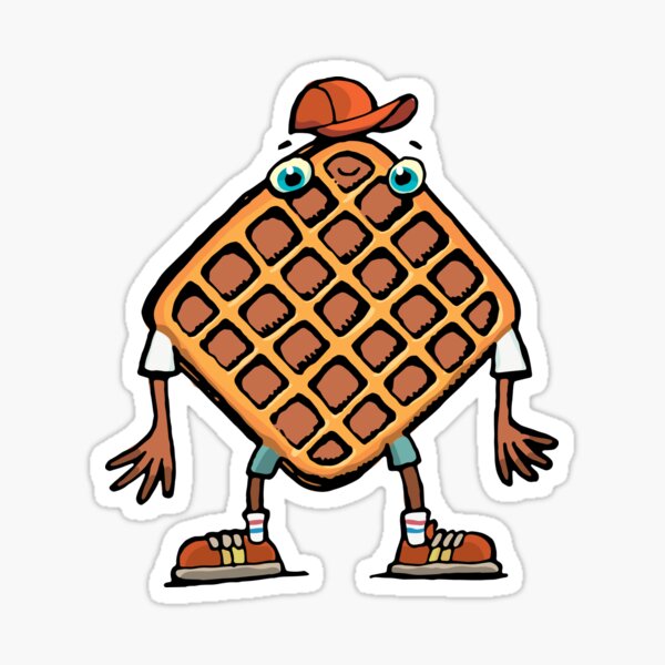"Waffle Boy" Sticker for Sale by duxpavlic Redbubble