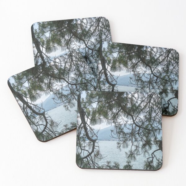 Item preview, Lacy Pine Screen - Splendid Lake Como in Lombardy Italy designed and sold by Georgia Mizuleva.