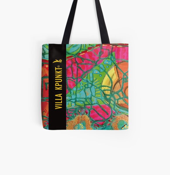 "Buntes Nest". Acrylmalerei meets products. Allover-Print Tote Bag