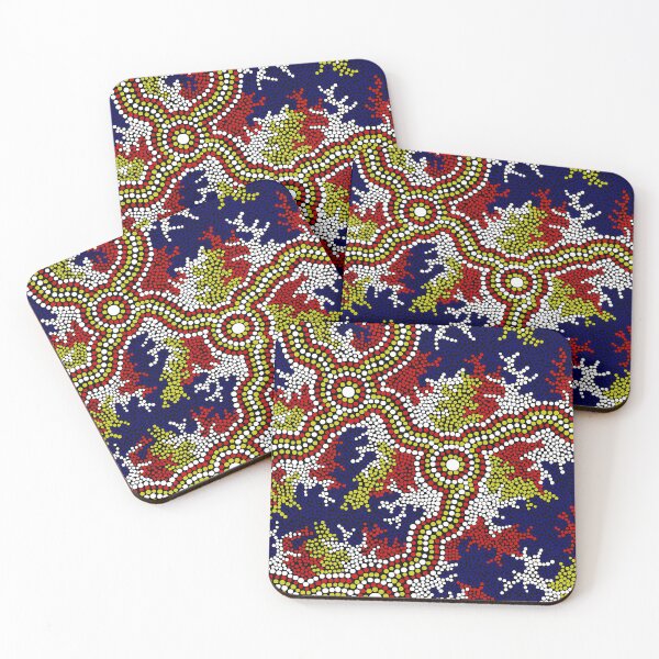 Item preview, Aboriginal Art Authentic - Wetland Dreaming 3 designed and sold by HogarthArts.
