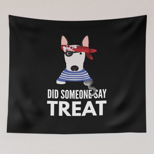 Item preview, Bull Terrier Pirate Halloween Trick or Treat Costume designed and sold by DoggyStyles.