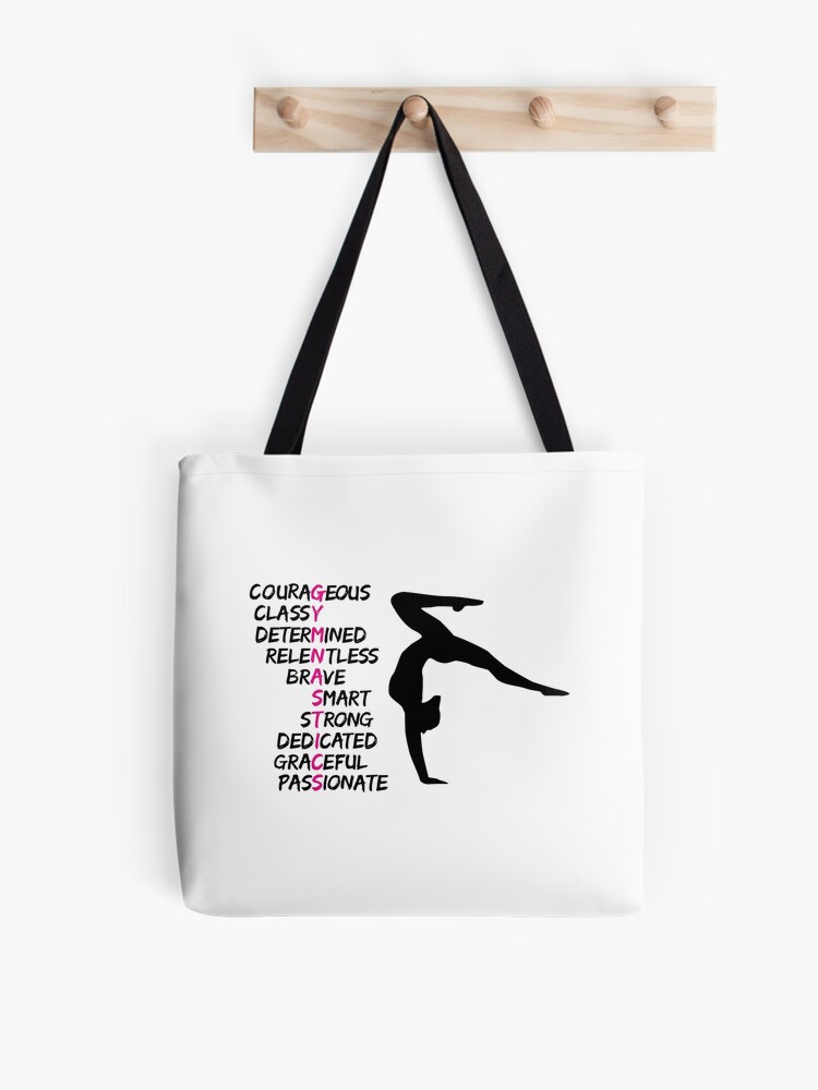 Gymnastics tote bag on sale