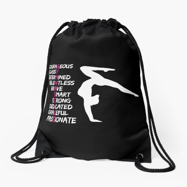 Aperçu de l'œuvre Gymnastique, gymnaste et texte de motivation créée et vendue par claudiasartwork.