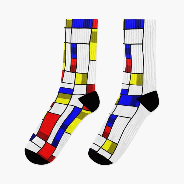 Artikelvorschau, Pop-Art Retro mondrian Quadrate entworfen und verkauft von Starstacks.