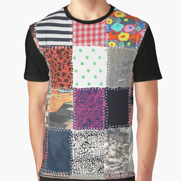 Patchwork Fabrics Graphic T-Shirt