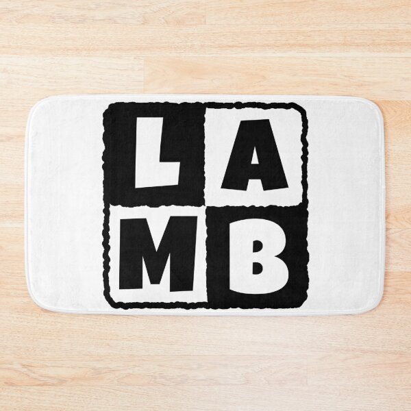 Item preview, LAMB in a black and white square designed and sold by joseartgel.