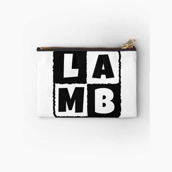 Item preview, LAMB in a black and white square designed and sold by joseartgel.