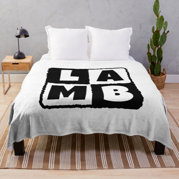 Item preview, LAMB in a black and white square designed and sold by joseartgel.