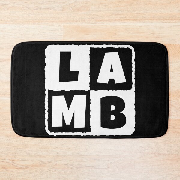 Item preview, LAMB in a black and white square designed and sold by joseartgel.