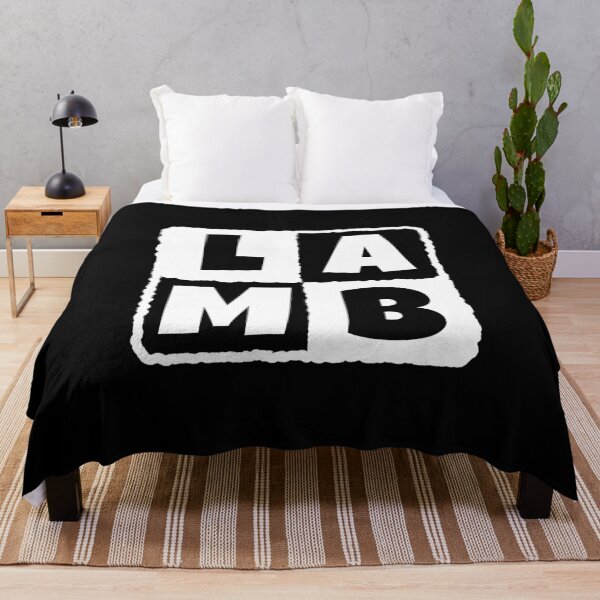 Item preview, LAMB in a black and white square designed and sold by joseartgel.