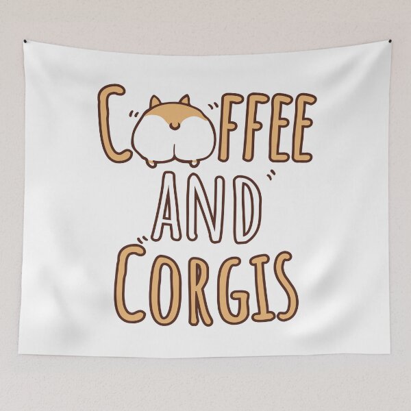 Item preview, Coffee and Corgis designed and sold by ip7s.