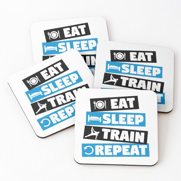 Item preview, Gymnastics, eat, sleep, train, repeat designed and sold by claudiasartwork.