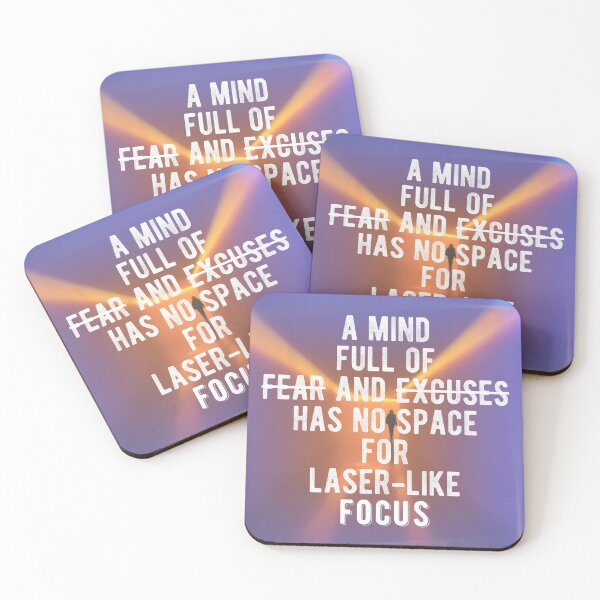 Item preview, Motivational - Laser-like Focus Quote designed and sold by MotivationFlow.
