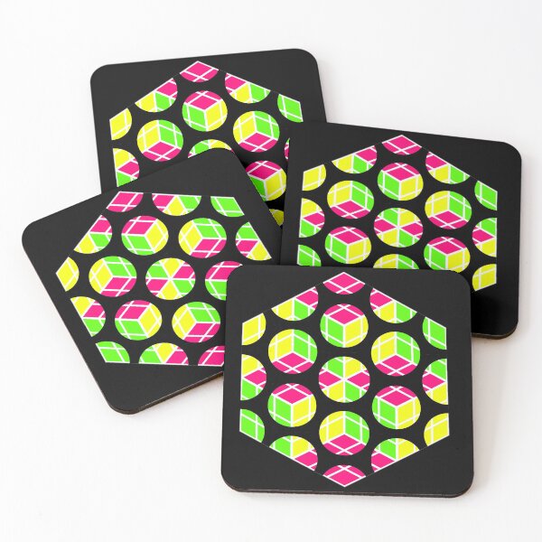 Item preview, Bright Bubbles and Colourful Cubes designed and sold by weavernap.
