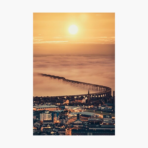 Item preview, Dundee Tay Rail Bridge Sunset designed and sold by Craig Doogan Prints.