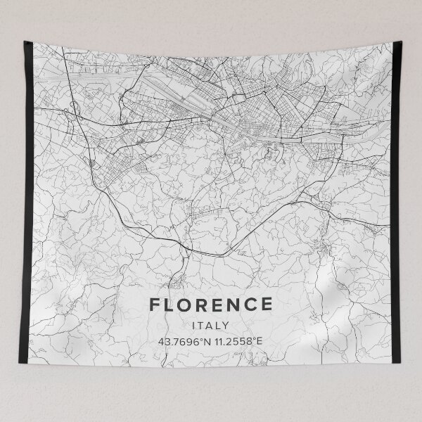 Item preview, Florence Map (Italy) designed and sold by Kara515.