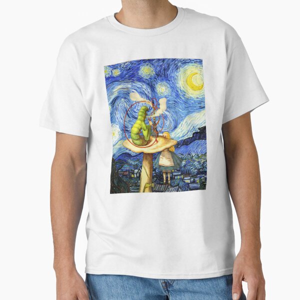 Artikel-Vorschau von Alice & The Caterpillar Starry Night - Alice im Wunderland, designt und verkauft von maryedenoa.