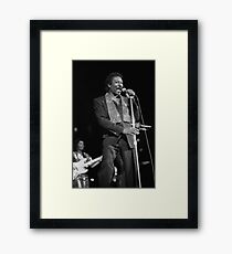 Wilson Pickett - Black and White Photograph Framed Print