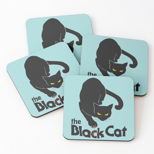 Item preview, The Black Cat Tee designed and sold by ScrambledBrain.